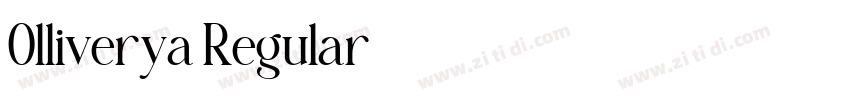 Olliverya Regular字体转换 Olliverya Regular字体转换